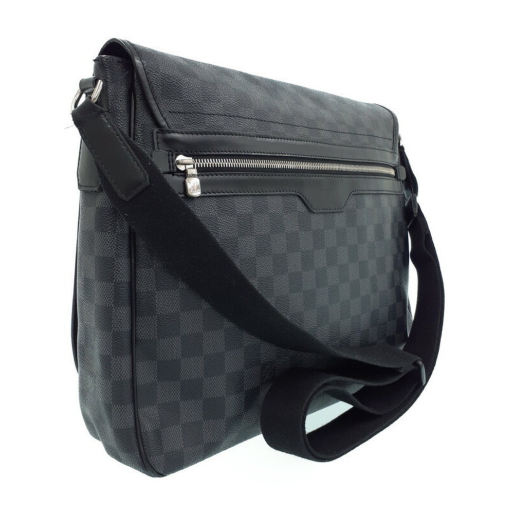 Louis Vuitton Damier Renzo Shoulder Black Bag Graphite